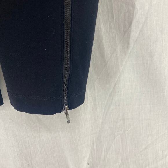Eileen Fisher Black Ankle Pull-on Pants with Zipper at Ankle women sz S - Picture 3 of 6